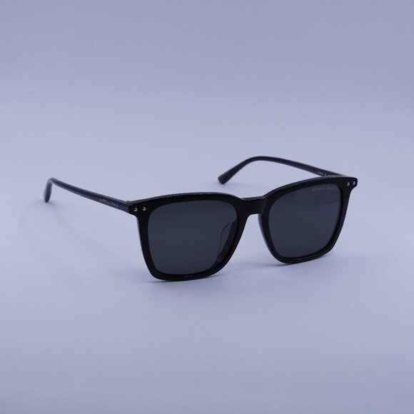 Bottega Veneta BV0251SA 001 Sunglasses Black Square Frame, Grey Lenses - Picture 1 of 11